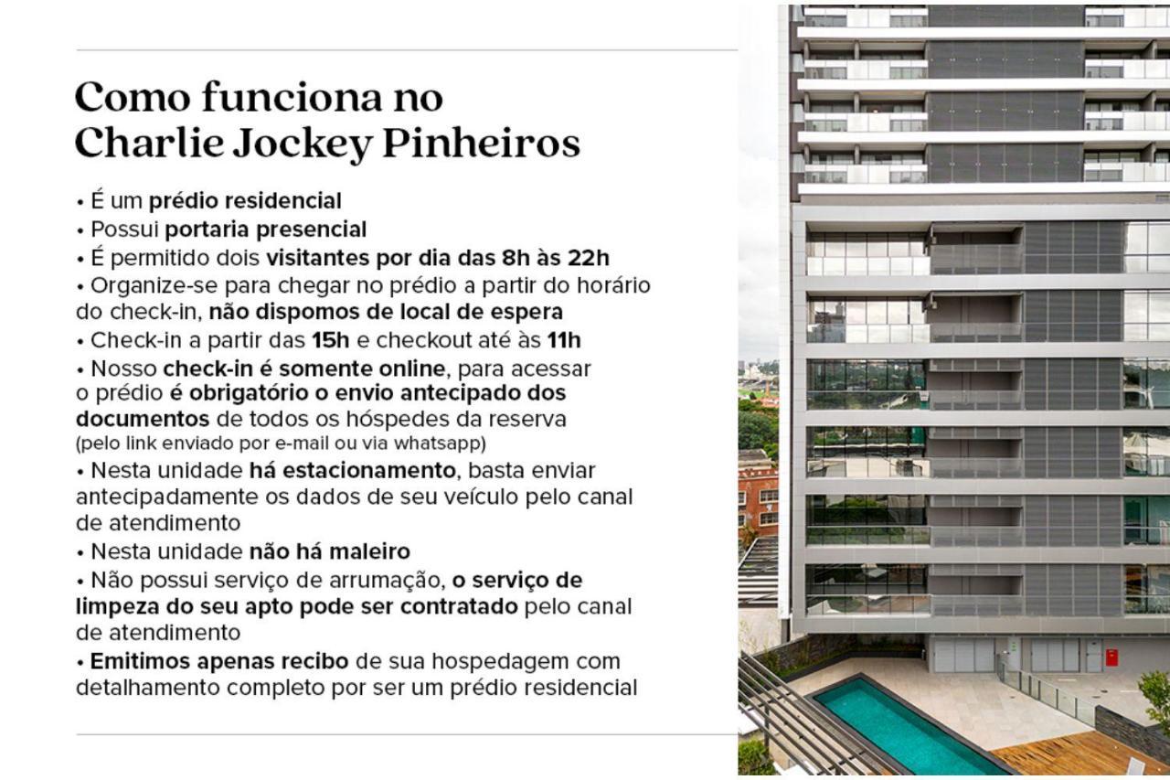 דירות סאו פאולו Charlie Jockey Pinheiros מראה חיצוני תמונה